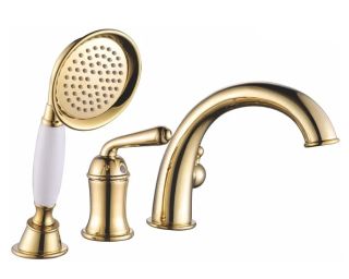 Смеситель на борт ванны Rose R0212E золото